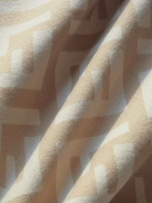 WJ14-芬迪 流苏饱满提花 绒线围巾 女款（QZ*MM） 商品图5