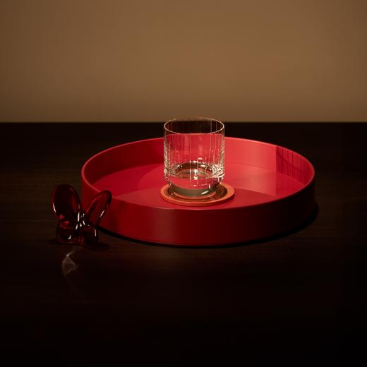 欧普漆器圆托盘 红色 RESONG日诵家居 商品图6