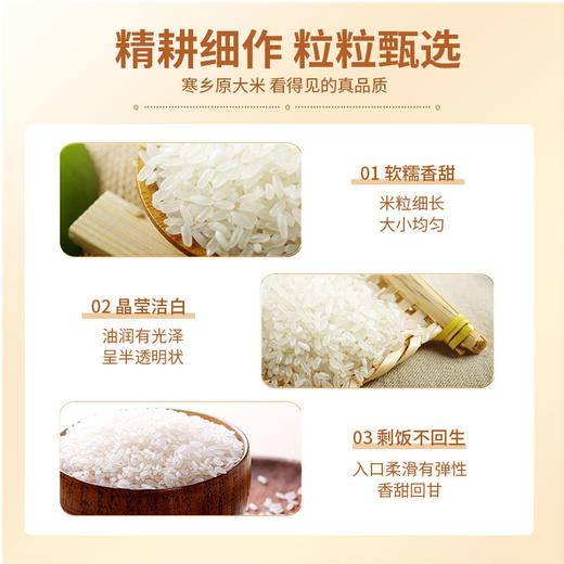 寒乡原 五常大米 5kg/盒 商品图3