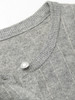 浅灰色珍珠扣针织开衫 圆领 A 字刺绣短款上衣 秋冬季温柔风显瘦百搭羊毛混纺外套 商品缩略图2
