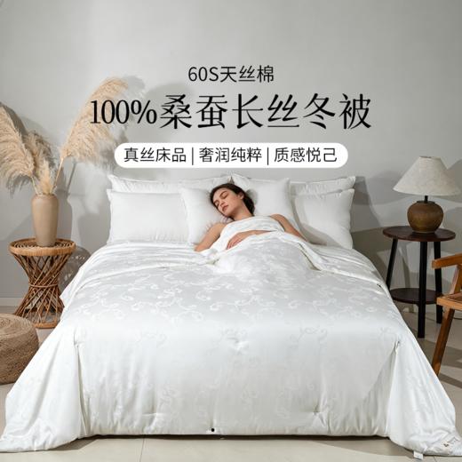 2025年秋冬新款雅芳婷蚕丝被100%桑蚕丝长丝冬被冬季保暖被子被芯 商品图0