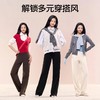 【25年秋冬 限量拍下送肌底衣一套】杨幂同款SIINSIIN新款pro窄版垂感加绒直筒裤女秋显瘦小个子 商品缩略图4