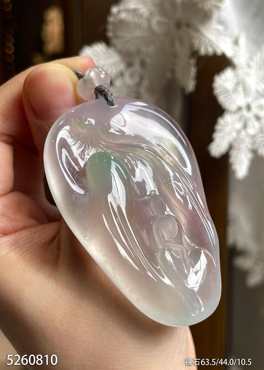 高冰种翡翠素件【5260810】具体价格微信咨询 商品图1