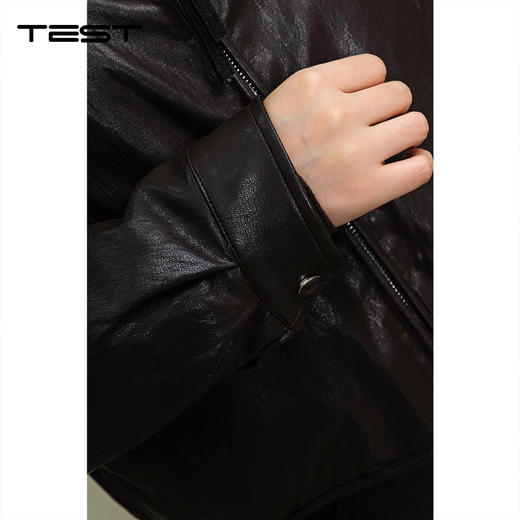 冬上新酷飒显瘦百搭机车风皮夹克外套2254109 商品图3