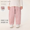 马克珍妮女童纯棉灯芯绒夹棉萝卜裤2025年冬装新款551801 商品缩略图0
