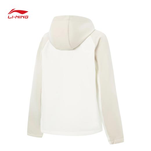 李宁女子加绒保暖防泼水立体裁剪宽松运动风衣AFDVB70 商品图3