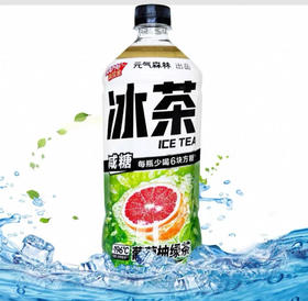 元气森林 冰茶葡萄柚绿茶  900ml/瓶