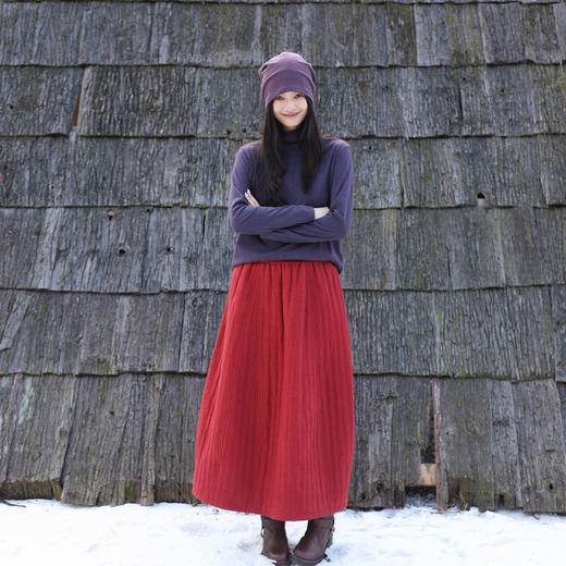 特绽放730朵/不费力打底衫·新款羊毛棉天丝高领长袖显瘦T恤内搭 商品图3