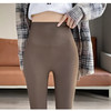 秋冬加绒款哑光鲨鱼裤不掉档女外穿春秋冬季薄款高腰提臀瑜伽裤加绒芭比打底裤 商品缩略图1