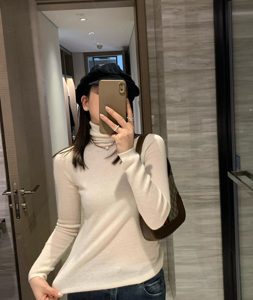 德国扬子羊毛纱线高领毛衣可机洗不易起球102801 商品图4