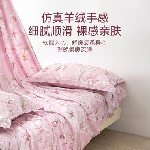 2025年新款雅芳婷磨毛四件套艾阳绒保暖被套床笠秋冬床上用品家纺 商品图3