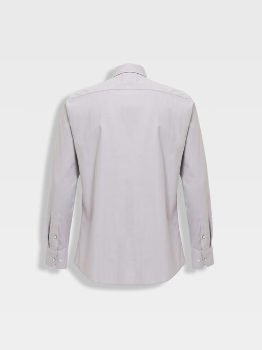 callisto海豚灰长绒棉混纺长袖衬衫 商品图1