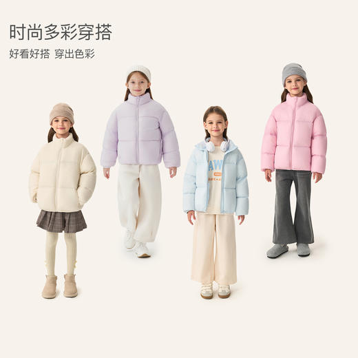 【三防】马克珍妮女童超轻加厚面包羽绒服2025年秋冬新款551108/551102 商品图2