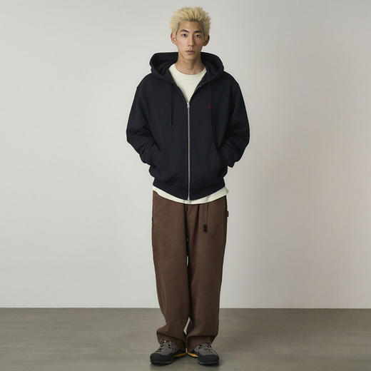 GRAMICCI ONE POINT ZIP HOODED SWEATSHIRT 针织连帽拉链衫 卫衣 商品图2