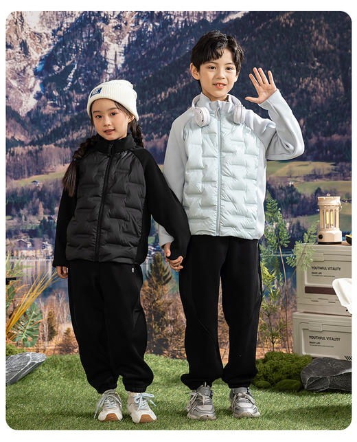 【YW】无忧购儿童亲子校服神器外套90%绒子含量轻羽绒内胆683（截单后7天发货) 商品图8