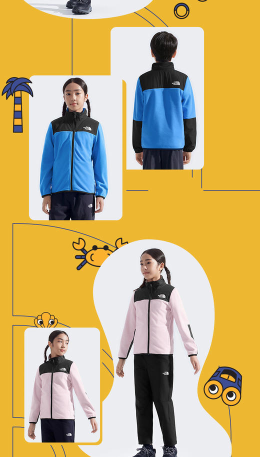 北面 25年秋冬  抓绒内胆  8DU5 商品图7