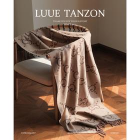 WJ20-古驰 新《大G羊绒围巾》（QZ*MM）