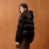 【严选】诗凡黎经典丝绒哑光短款羽绒服2025冬新款加厚保暖防风连帽面包服7GA380351 商品缩略图4