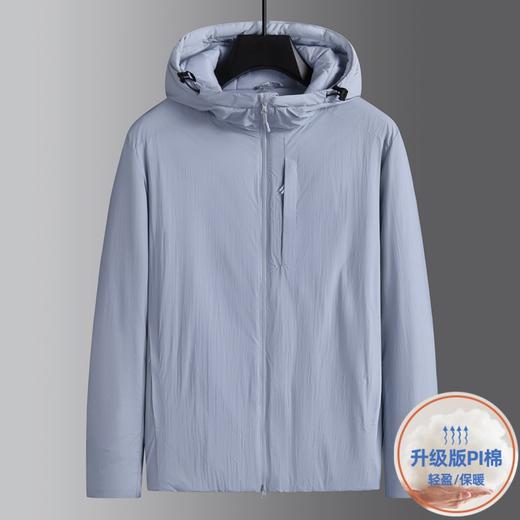【升级PI科技棉】【DK】大依优型大码男装连帽棉衣防风保暖休闲轻量化棉服外套加肥加大上衣男士 商品图4