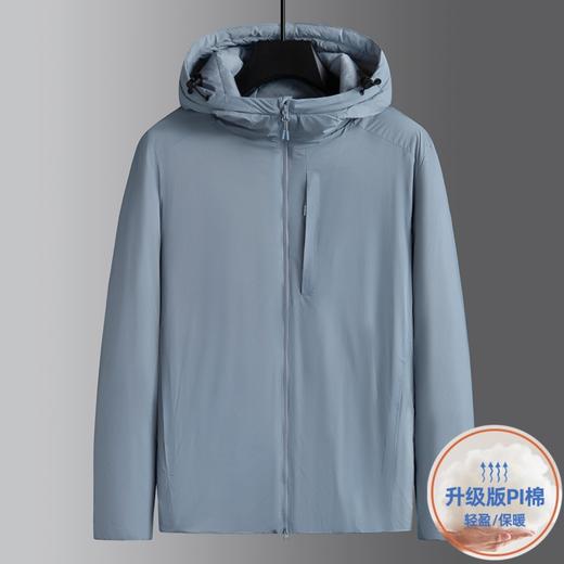 【升级PI科技棉】【DK】大依优型大码男装连帽棉衣防风保暖休闲轻量化棉服外套加肥加大上衣男士 商品图1