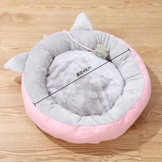 月亮宠物窝猫窝狗窝尺寸约45cm 秋冬宠物睡垫批发 商品图3