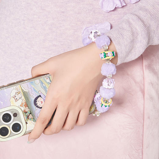 大英博物馆 东方梦境系列 花卉蝴蝶毛绒手机链 商品图1