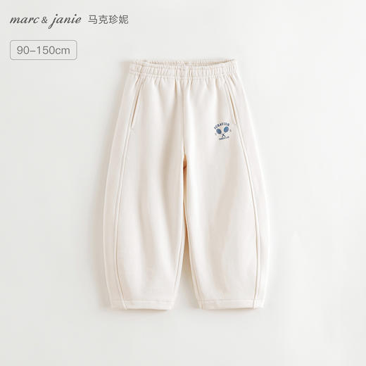 [加绒弯刀裤]马克珍妮女童立体拼接运动裤儿童裤子秋冬新款551621/552051 商品图0