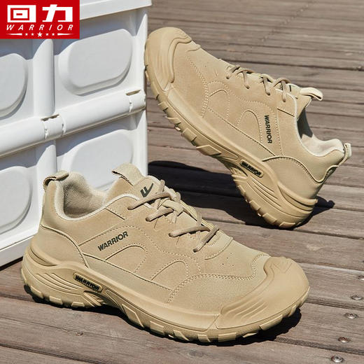 回力男鞋登山鞋子男款爆款2025新款秋季防水防滑户外工装鞋劳保鞋 商品图1