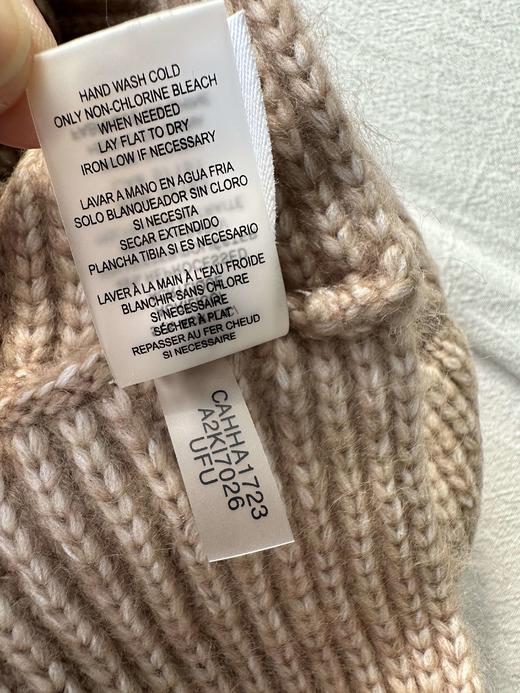 贝壳三 针织柔软罗纹纯色保暖围巾韩版百搭细腻舒适围脖C102820 商品图7