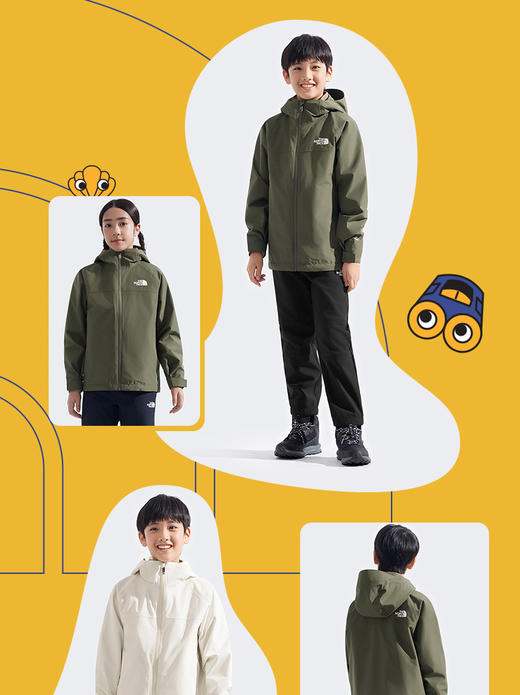 北面 25年秋冬  冲锋衣  8DW3 商品图7