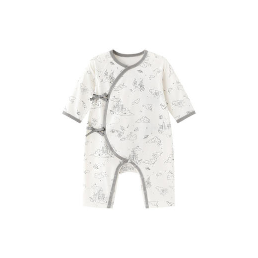 英氏【乳木果】婴儿哈衣A类新生儿女宝宝10A抗菌爬服男宝宝连身衣 商品图4