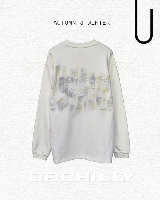 542564348涂鸦圆领卫衣 商品图1