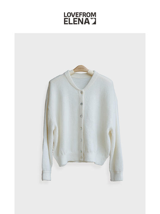 法牌Americ@nVintage代工 羊驼绒混纺针织开衫 商品图2