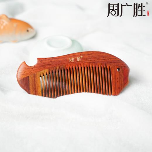周广胜榫卯工艺合木梳个人清洁护理顺发护发女士专用头皮按摩梳 商品图3