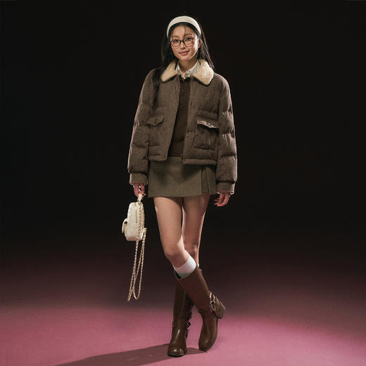 Ariseism 美式复古羽绒服女冬季新款保暖外套 商品图2