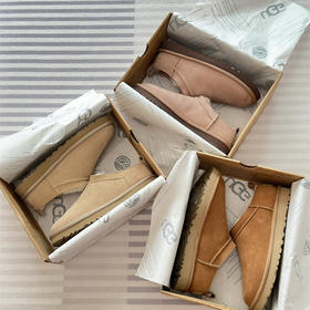 羊皮毛一体雪地靴