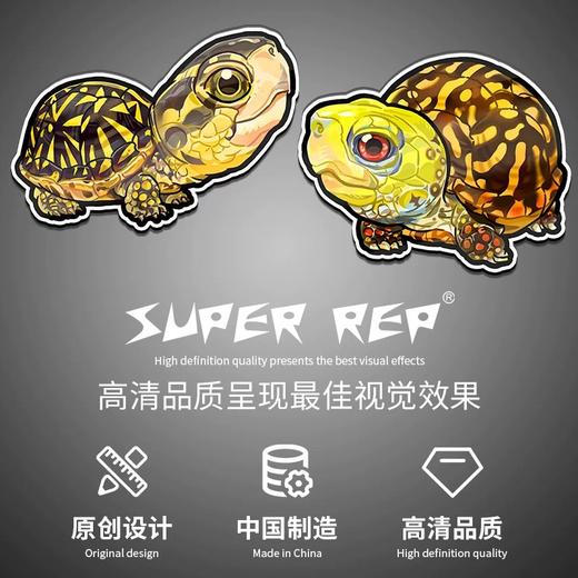 冰箱贴 龟主题⑧ 磁吸 Q版 卡通 箱龟题材 爬宠爬虫周边 super rep超爬正版【48小时发货】 商品图3
