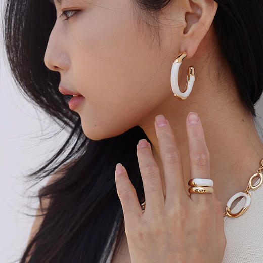 【蔡少芬同款】Garden of Eden 伊甸园系列 | 涟漪耳环 商品图1