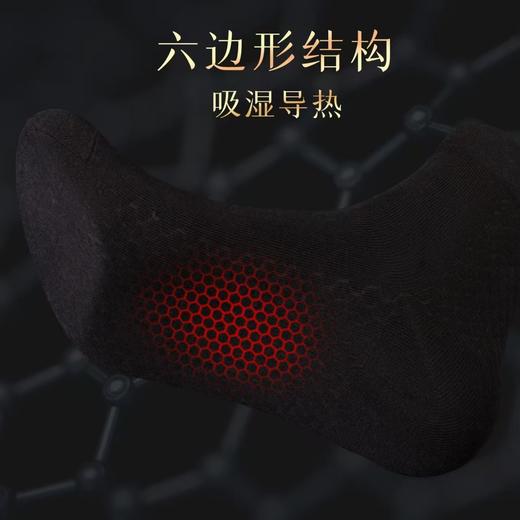 亲肤透气 持续保暖 石墨烯第五代抗菌防臭保暖加厚中筒袜透气吸汗舒适礼盒商务袜 商品图1