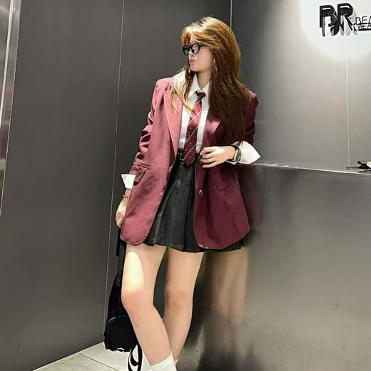 NC彩色皮料西装外套50805（红）秋季953012930321 商品图1