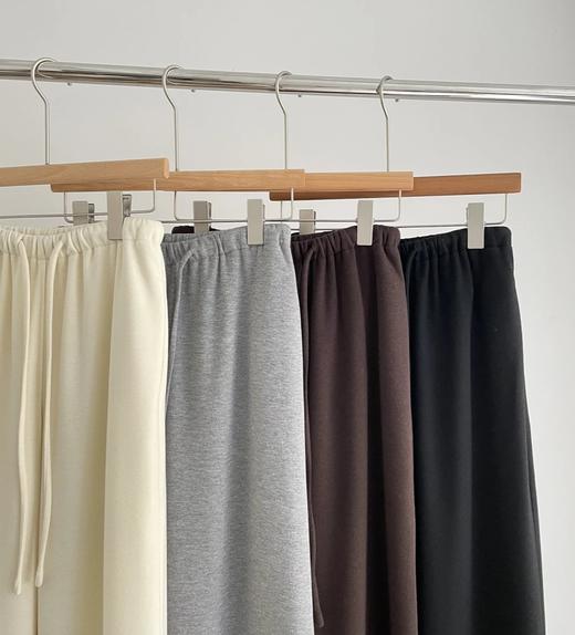 重磅 老渠道  max25年抽绳羊毛直筒裤  有厚度  秋冬必备  抽绳阔腿裤 商品图0