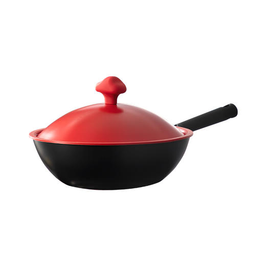 神田 铁神系列纤维纹云朵盖款32cm 富贵红-S 商品图1