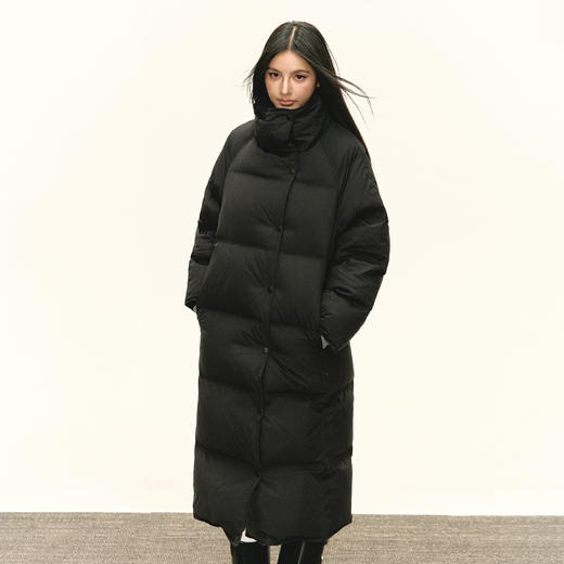 Ariseism 美式复古长款羽绒服女冬季新款保暖外套 商品图2