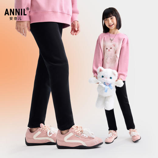 女童全腰针织打底棉裤冬季新款安奈儿童装EG546591 商品图1