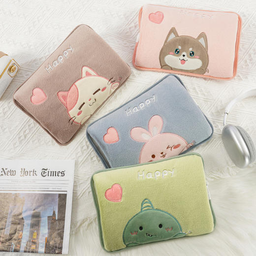 【YW】无忧购69元2件国标防爆充电热水袋可爱卡通萌宠水电分离自动断电QM-01（截单后7天发货) 商品图2