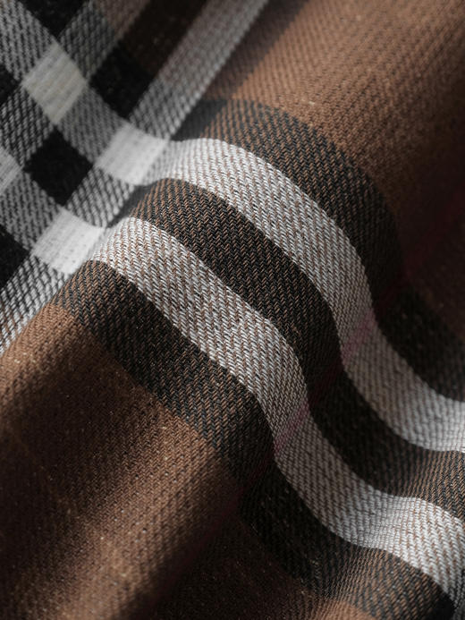 WJ07-巴宝莉 马术骑士徽标 双面 羊绒提花 绒线围巾 女款 （QZ*MM） 商品图6