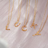 北京仓｜Girls Crew-Flutterfly Stone Initial-金色 蝴蝶与宝石 字母 项链［美国设计师］ 商品缩略图9