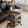 实木新古典小推车客厅折叠升降收纳茶几带轮家用 商品缩略图1