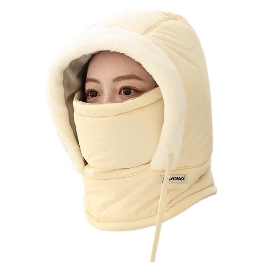 【冬季保暖雷锋帽子护耳】加绒加厚防寒面罩 围脖滑雪一体骑车防风骑行 商品图4