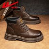 回力男鞋秋季2025新款马丁靴男士英伦风高帮皮鞋厚底工装鞋子男款 商品缩略图2